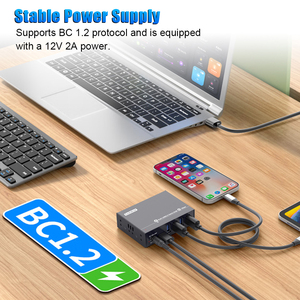 Multi-Port USB 3.2 Hub 10Gbps with Type-C <strong>Input</strong>, Supports Windows/MacOS/<strong>Linux</strong> Systems - A-4U32M1 - Product Image 3