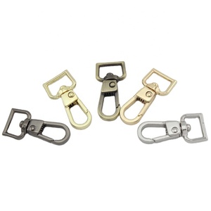 Nolvo World 32*<strong>11</strong> mm 3/8&quot; Metal 5 Color Dog Leash Bag Clasps Lobster <strong>Swivel</strong> Trigger Clips Snap Hook Small Size - Product Image 1