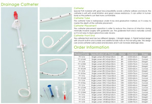 EOS jenis disinfektan sekali pakai ujung J kateter drainase perut untuk operasi medis habis pakai - Product Image 2