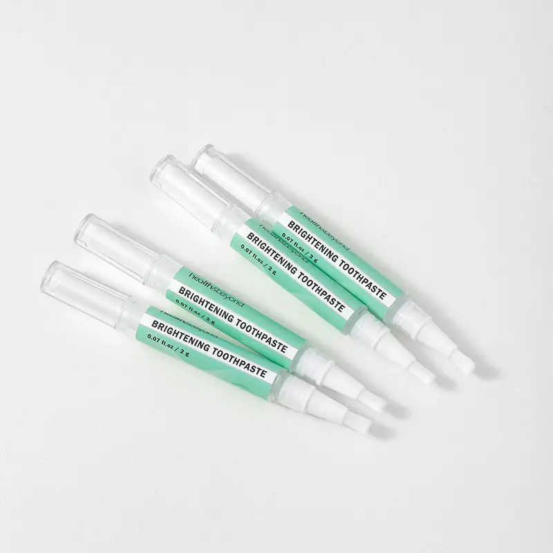 Saúde e além 2ml4ml peróxido carbamida instantânea dentes deslumbrantes branqueamento caneta 4 pcs com logotipo