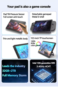 Fast Delivery Gaming PC Handheld Game Console Intel Celeron N95 Touch Screen Gamer <strong>Computer</strong> With Detachable Game <strong>Controllers</strong> - Product Image 6