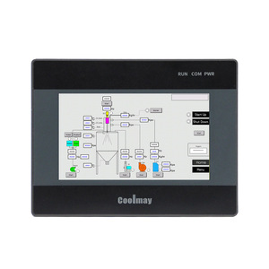<strong>HMI</strong> <strong>PLC</strong> All-in-One Integrated with 4.3&quot; Touch Panel Relay or Transistor <strong>Outputs</strong> RS485 RS232 Voltage 0-10V Current 4-20mA - Product Image 1