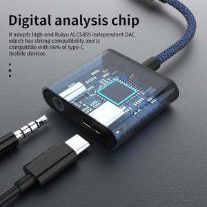 2 in 1 <strong>Type</strong>-<strong>c</strong> to 3.5mm <strong>Audio</strong> <strong>Adapter</strong> <strong>Type</strong>-<strong>c</strong> <strong>Audio</strong> Charging Splitter Headphone Jack <strong>Adapter</strong> for Iphone15/15pro Samsung - Product Image 3
