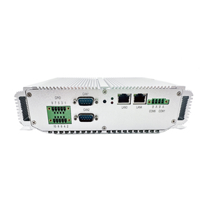 マルチLANファンレスミニPC産業用コンピューターネットワークアプライアンスAGVIntel 5250U CPU Linux x86 UbuntuベアボーンミニPC - Product Image 1