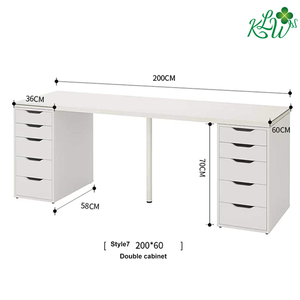 Scrivania per Computer Desktop dettagliata multifunzionale facile da montare - Product Image 4