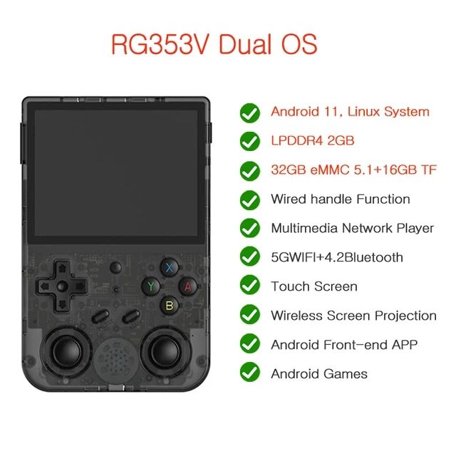 RG353V Negro Dual OS