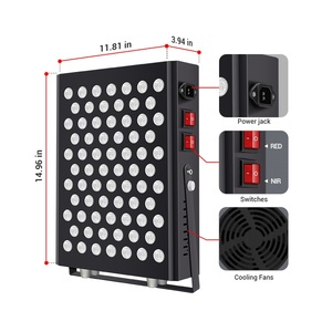 SAIDIPRO son PDT cihazı NIR işık 850nm 660nm düşük EMF kolay kontrol cilt bakımı 360W foton led işık terapi lambası terapi - Product Image 3