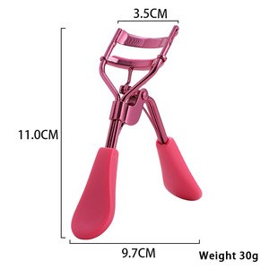 Basso MOQ OEM ODM occhio arricciacapelli produttore personalizzato nero ampio ciglia piegaciglia viola pettine in Silicone di plastica con spazzola a pettine - Product Image 6