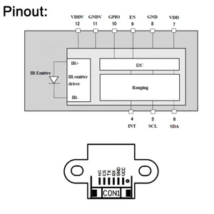 Benewake TF-LC02 Lidar Range Finder sensore che varia modulo VCSEL DC 3-3.6V per Arduino Raspberry Pi STM32 - Product Image 4