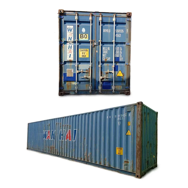 Stock cinese usato ma carico degno di 20gp 20ft container usati 20 piedi per la vendita