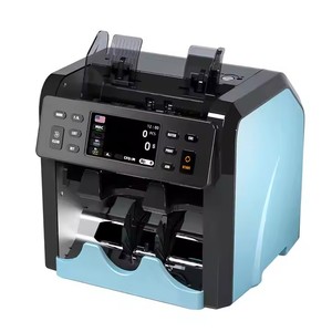 Máquina de conteo de billetes de 2 bancos de bolsillo con moneda mixta, máquina de conteo de efectivo con 2 CIS - Product Image 6