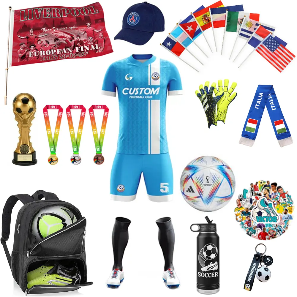 Set di regali promozionali 2024 la competizione francese europea di prodotti sportivi per il calcio di affari che commercializzano articoli da regalo aziendali