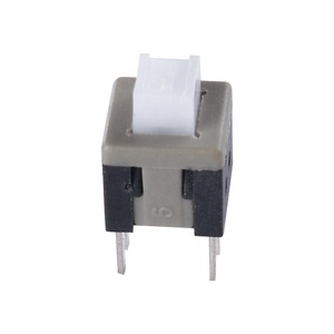 5.8*5.8 piatto di auto-bloccaggio push button interruttore a testa piatta 6 Pin interruttore autobloccante - Product Image 2