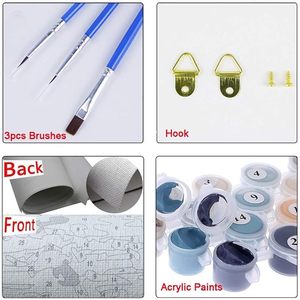 40*50数字によるDIY絵画キャンバスセット-大人のための完全なキット、楽しく & リラックスした油絵アートワーク - Product Image 4