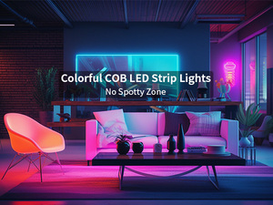 Feican RGB COB LedストリップWifiLedライトとスマートアプリコントロールリモート24VミュージックシンクLedストリップライト色が装飾のために変わる - Product Image 3