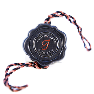 Nuevo diseño personalizado 3D en relieve nombre Logo plástico colgar sello etiqueta cadena para zapatos y ropa colgar etiqueta seguridad cadena etiquetas cadena - Product Image 1