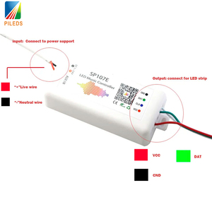 SPI SP105E SP107E SP110E светодиодный пиксельный музыкальный контроллер 12 В Wi-Fi Bluetooth пульт дистанционного управления ROHS сертифицированное Управление освещением - Product Image 4