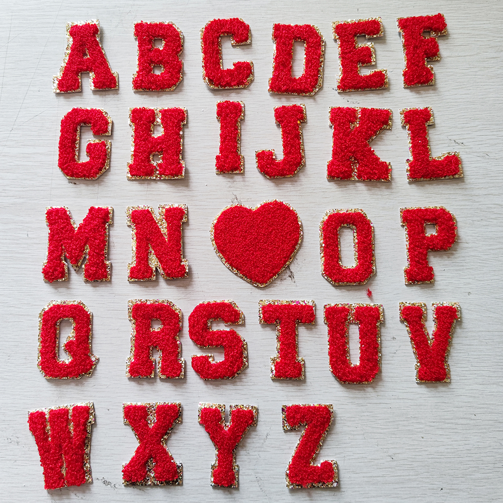 Alphabet rouge de Noël (A-Z)
