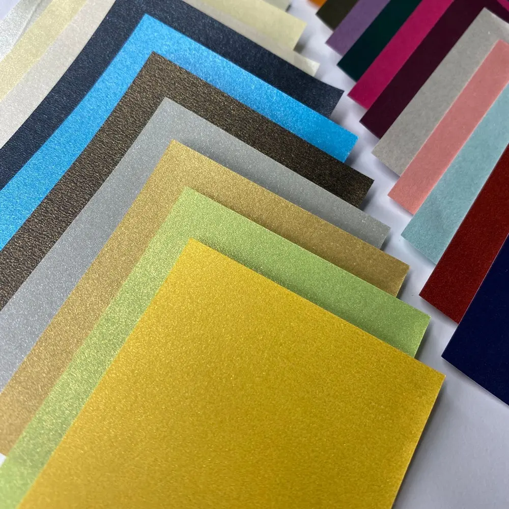 Carta speciale che decora la stampa di carta metallizzata di carta perlata colorata