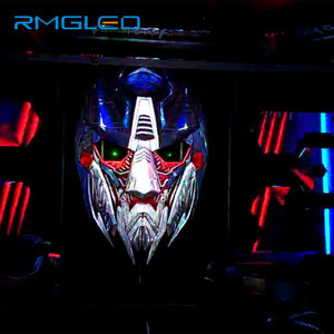 P4P5 Suministro directo de fábrica Máscara de pantalla LED Pantalla LED Instalación fija Forma de máscara Pantalla LED Pantalla electrónica en forma de pantalla - Product Image 4