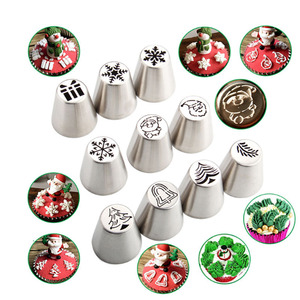 ชุดหัวฉีดตกแต่งเค้กของหวาน24ชิ้นจากปลายท่อรัสเซีย - Product Image 4
