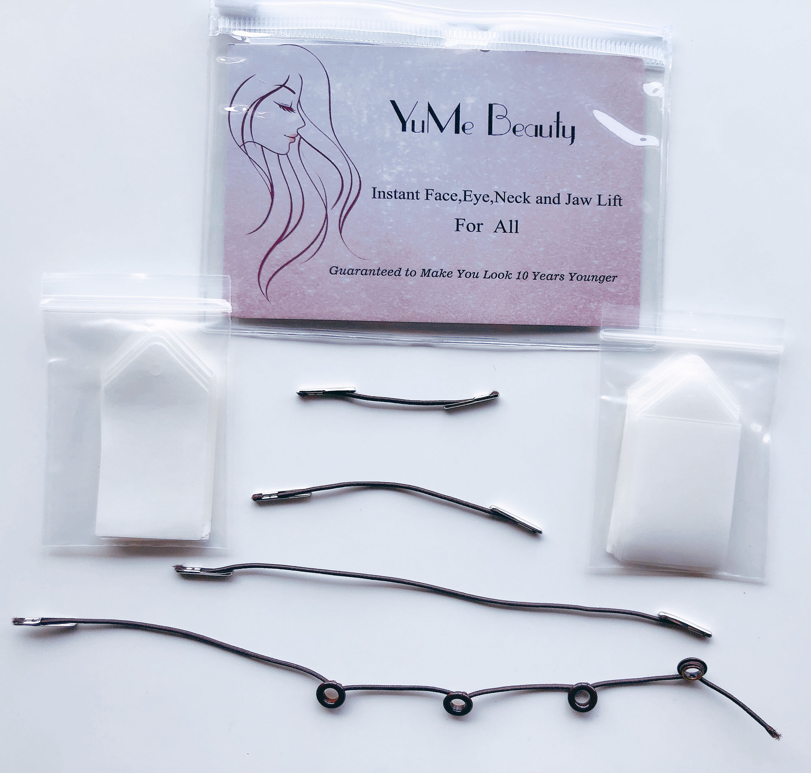 Kit de 40 rubans rectangulaires marron