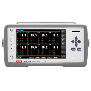 Medidor de temperatura multicanal, registrador de datos, termómetro Industrial, AT4708 - Product Image 1