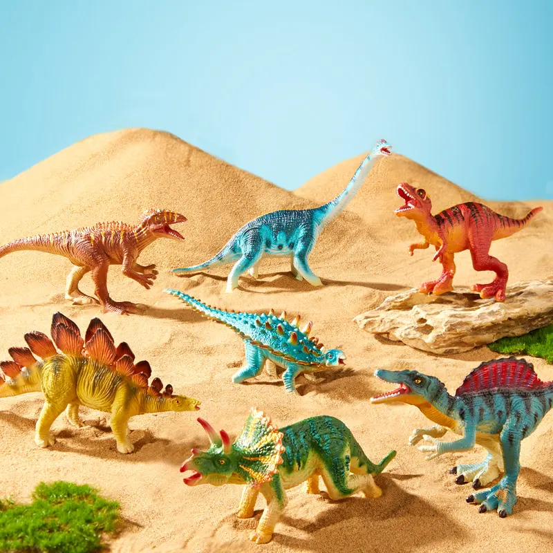 Mideer MD3351 Juego de juguetes de simulación-Dinosaur World-Edición colorida Parque de dinosaurios Jurásico juguetes para niños Modelo de dinosaurio para niños