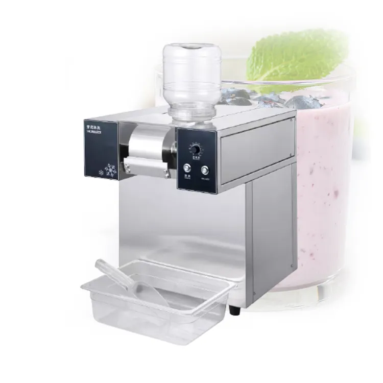 2023 Voll automatische Milch-Schnee-Eismaschine Schneeflocken-Eismaschine Koreanische Bingsu-Maschine Zum Verkauf