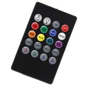 Set Controller RF Super sottile nero strisce luminose a LED colorate parti del ricevitore codici fissi kit Controller LED 20 tasti - Product Image 5
