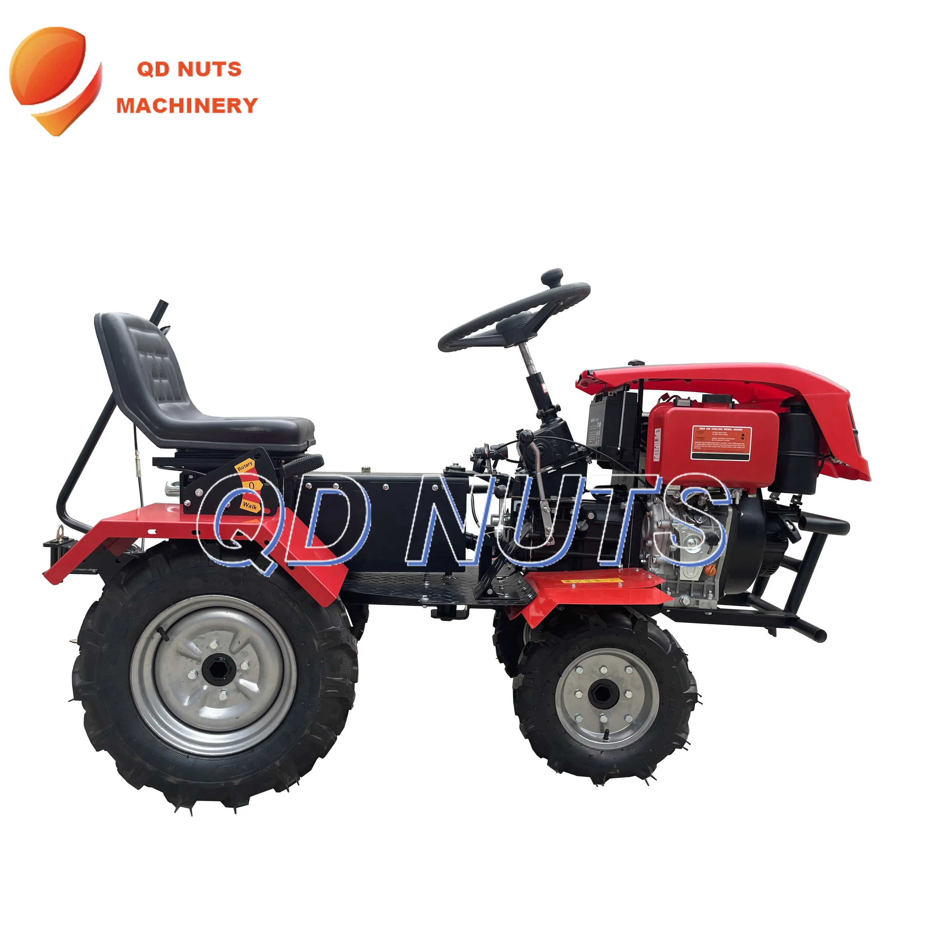 Продвижение, небольшой китайский трактор, сельскохозяйственный ходячий трактор 4x4 для сельского хозяйства и сада, различные насадки