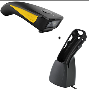 C750 Mini 2D <strong>QR</strong> <strong>Code</strong> Scanner YellowGreen Charging Dock Features Finger Scanner BT Interface <strong>IOS</strong> Store Use Stock Available - Product Image 2