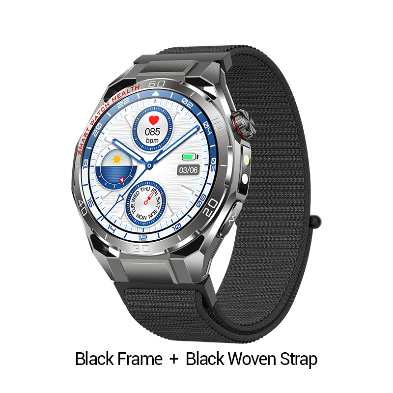 Cadre noir + Bracelet tissé noir