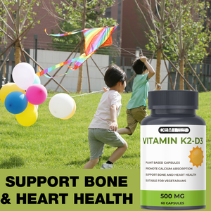 كبسولات نباتية من OEM Culbes Vitamin & MG-تعزز امتصاص الكالسيوم ، وتدعم صحة العظام والقلب-صديقة للنباتيين - Product Image 2