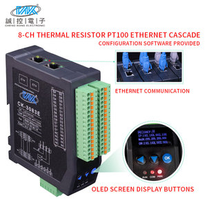 8-Channel PT100/PT1000 Thermal Resistance Acquisition <strong>Module</strong> Ethernet <strong>RS485</strong> Cascade <strong>Analog</strong> <strong>Input</strong> Ethernet Modbus Network <strong>Input</strong> - Product Image 3