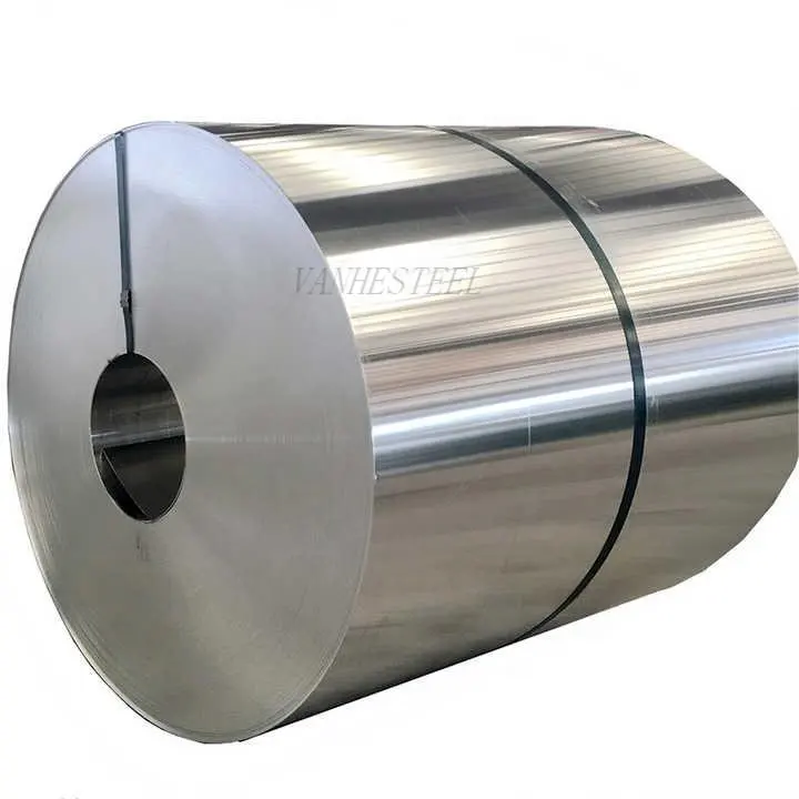 Sıcak satış 2B bitirmek 201 soğuk haddelenmiş paslanmaz çelik bobin fabrika kaynağı Metal çelik bobin mutfak eşyaları için