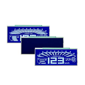 Benutzer definierte Segment LCD-Anzeige Günstiger Preis HTN negativ 4,5 V Segment zeigt Bildschirm LCD 7 Monochrom Segment LCD-Anzeige - Product Image 6