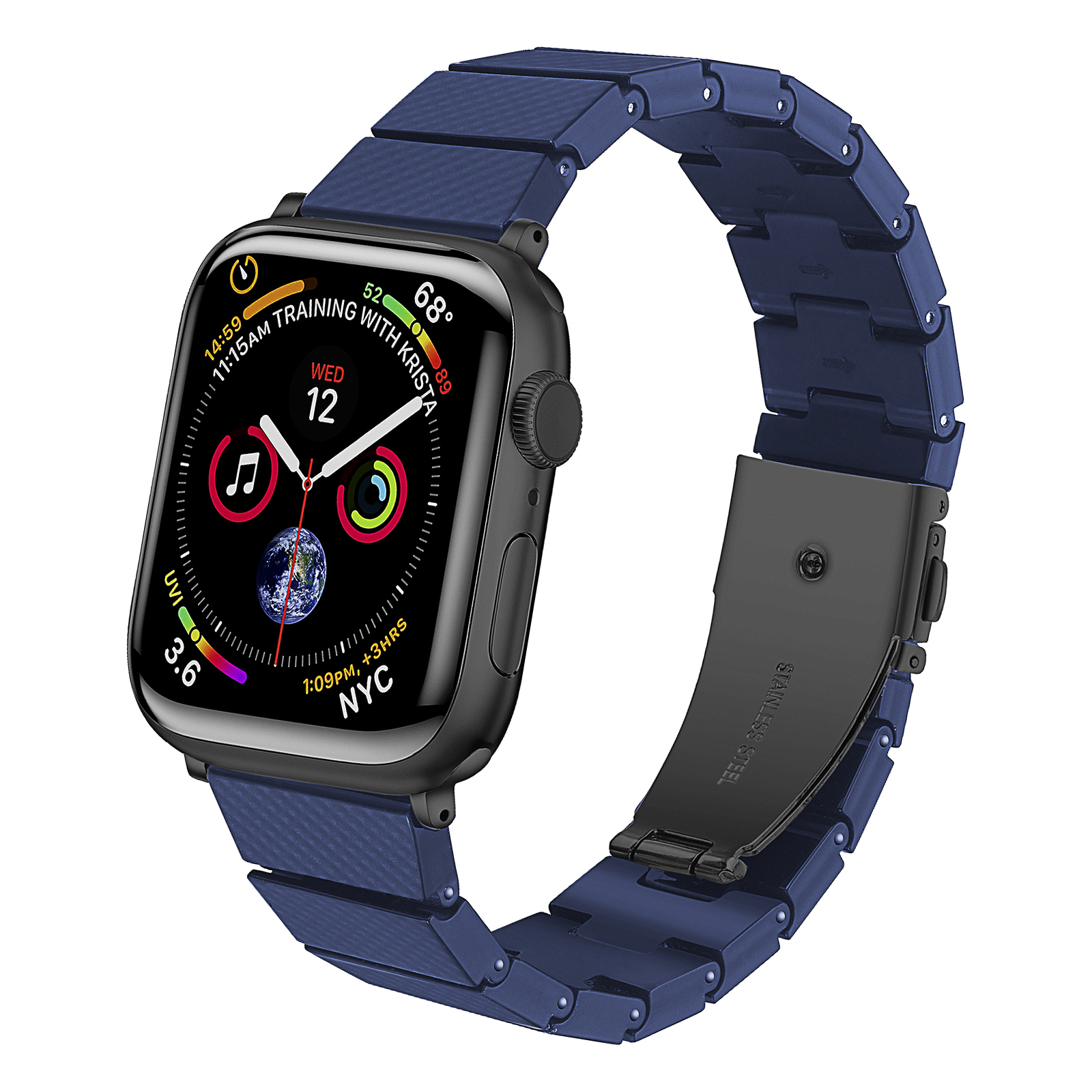 Carbon fibre blue
