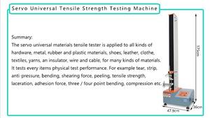 Digital Display Laboratory <strong>Servo</strong> Universal Tensile Strength <strong>Testing</strong> Equipment <strong>Machine</strong> for Polymer and Plastic - Product Image 6