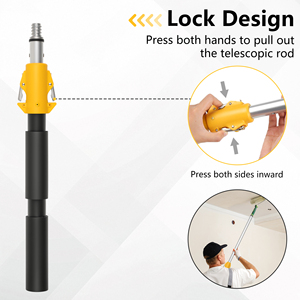 Kính thiên văn nhôm sợi thủy tinh Pinch khóa cực thanh xử lý cho thiết bị làm sạch - Product Image 4