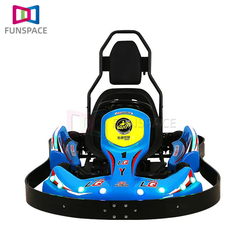 Kids Rids Outdoor Racing Go Kart/ Electric Ride Karting Car/Coin Operated Karting Car For Children Amusement Park