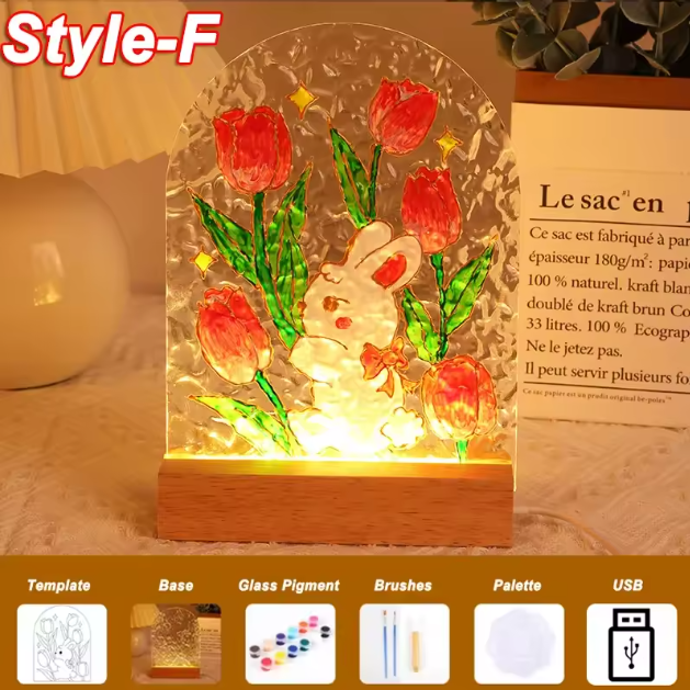 สไตล์ F-หยกกระต่ายทิวลิป