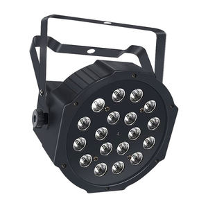 DMX512控制声音激活播放生日派对18LED RGB变色迪斯科灯舞台平停车灯 - Product Image 5