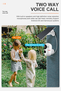 <strong>2MP</strong> 3MP 2K Wireless Security CCTV <strong>IP</strong> <strong>Camera</strong> Night Vision Long Time Standby 1080P Solar Panel Powered PIR Wifi Cloud Data Storage - Product Image 3