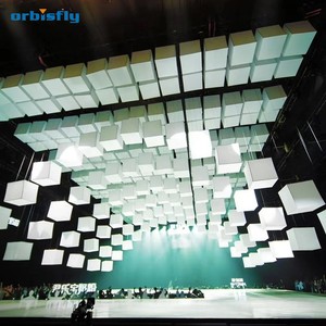 RGB LED DMX Control Stage Sphere Winch Ball Kinetic <strong>Lighting</strong> System for Night Club Theater Show - Product Image 5