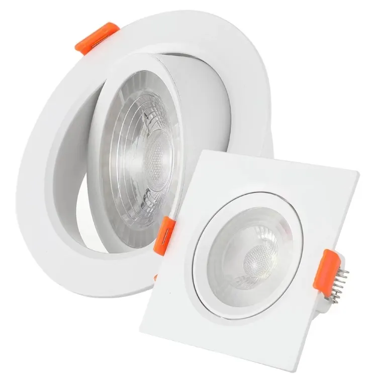 Luz descendente ajustable para techo, 3W, 5W, 7W, 9W, 12W