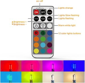Remoto kontrol RGB G9 LED lamba 2W eşdeğer 25W halojen ampul titrek ücretsiz RGB G9 Led ışık ampul - Product Image 3