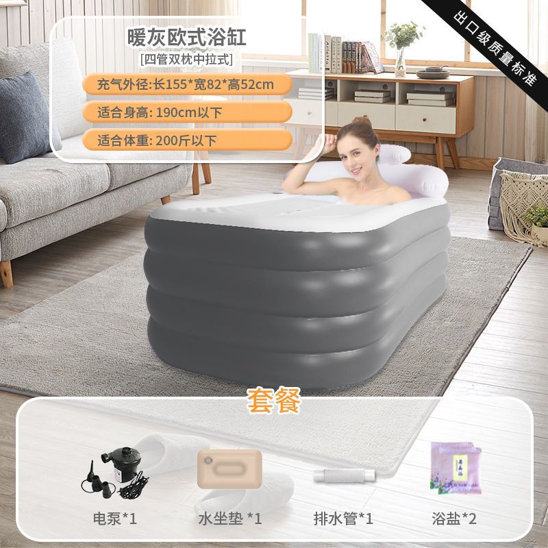 Oreiller double gris chaud de style européen