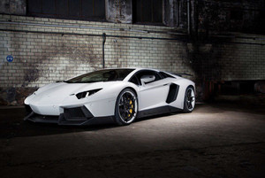 LP700 vücut kiti yükseltmeleri için yeni ZNDR NIVO tarzı karbon Fiber tampon yan etek difüzör Spoiler kendinden yapışkanlı - Product Image 4