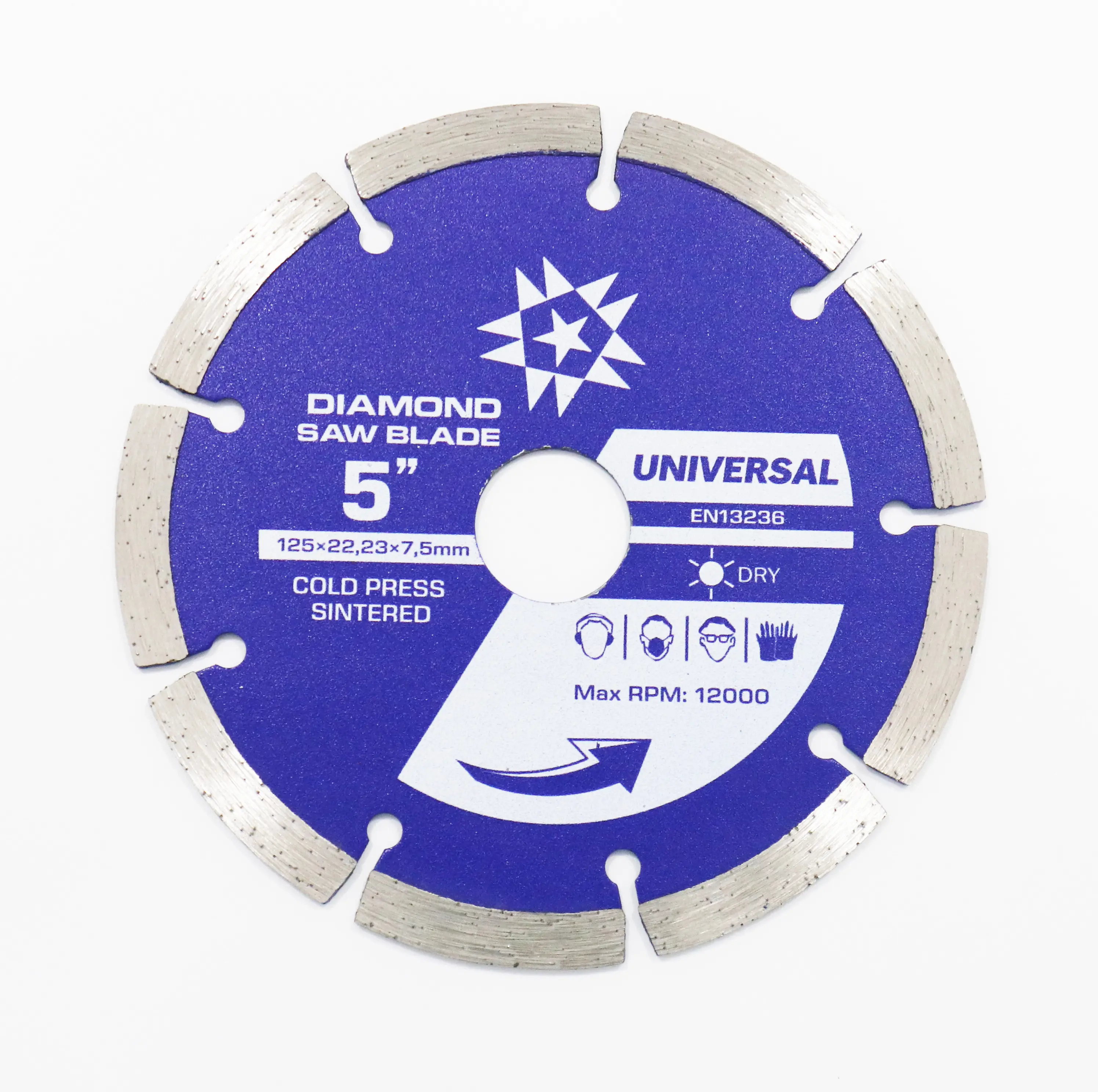 Segmentierte kreisförmige Diamantschneidscheiben Disk allgemeiner Gebrauch für trockenschneiden Granitziegelwerk